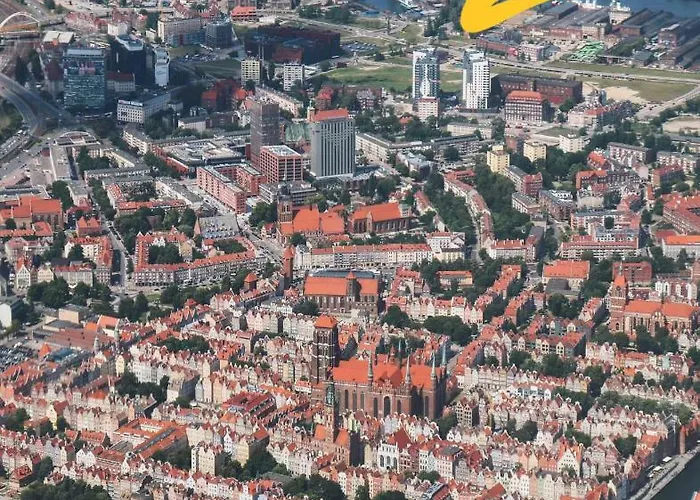 Yellow - Bastion Walowa Ev Center Free Parking In Garage Апартаменты Гданьск